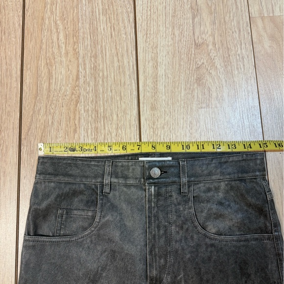 Isabel Étoile Marant Fiali Lambskin Leather Skirt - Picture 8 of 9